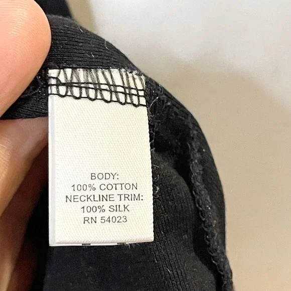 Vintage Y2K Banana Republic Silk Trim V-Neck Tank Top Grunge Whimsigoth Solid 8 - Picture 4 of 5